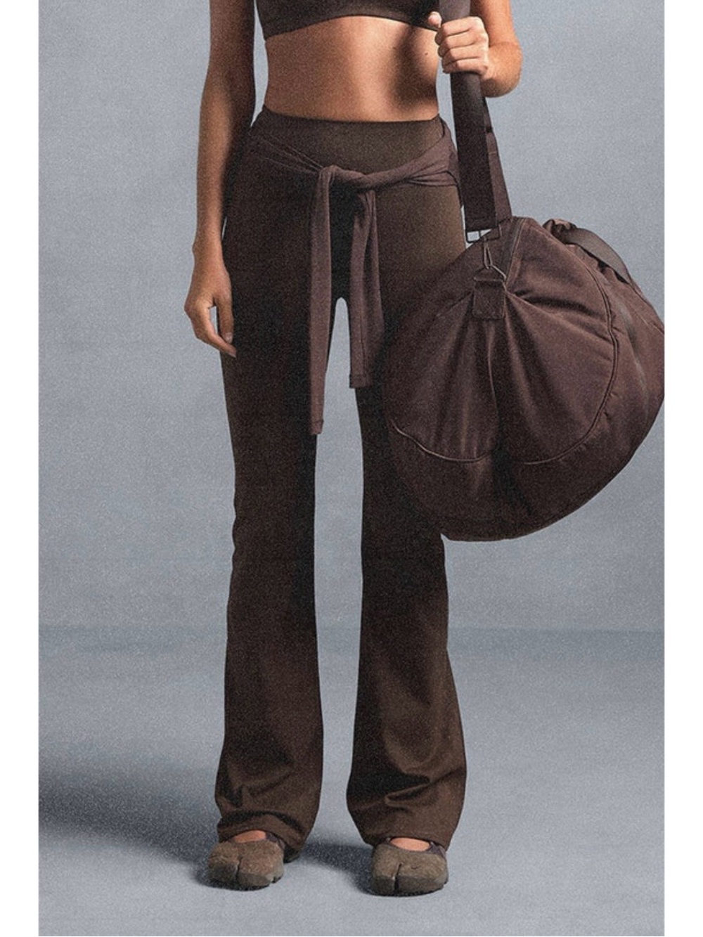 🤎🖤SKIMS x Nike Matte Slim Flare Legging | Dark Sepia | XS | NWT 🏷️